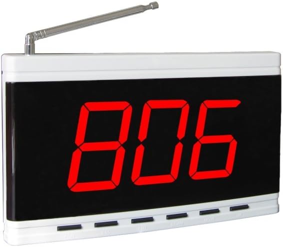 SINGCALL Wireless Restaurant Calling System Display Receiver APE9500