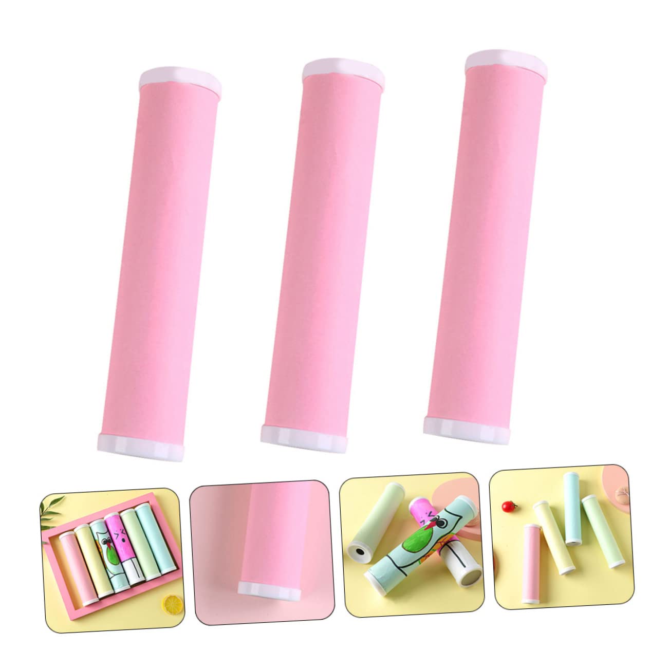 CORHAD 3Pcs DIY Kaleidoscope Kit for Blank Kaleidoscope Creative Art Craft Materials Educational Hands Activity for and Creativity