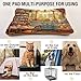 KJIZMO Cozy Kitchen2 Dog Bed Mat, Soft Comfortable Warm Crate Pad with Anti-Slip Bottom, Machine Washable Pet Mattress for Pets Sleeping for Large Medium Dogs & Cats 24x18in