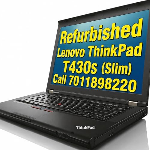 Certified ThinkPad T430s (Slim) Core i5 3320m – 8GB RAM, 256GB SSD 14', Win 10 Pro, Professional Business Laptop