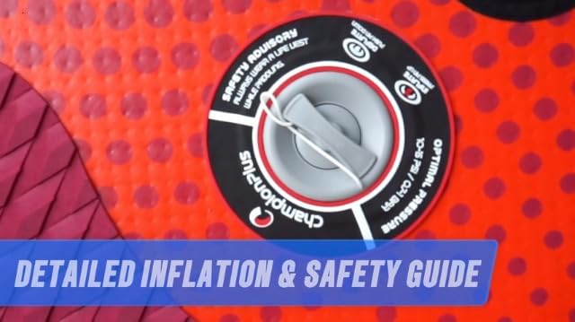 Bild 6 - Sup Board, SUP Board Set, Stand Up Paddling Board Aufblasbar, Wassersport, Paddel, Pumpe, Rucksack, Leash, 320 x81 x15CM