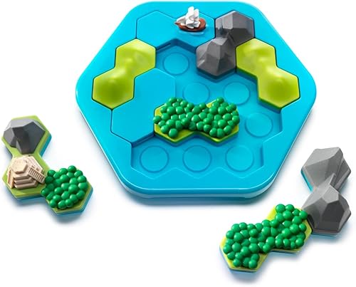 Miniatura 4 de SmartGames Juegos de deducción de Treasure Island con 80 desafíos para adultos de 8 años