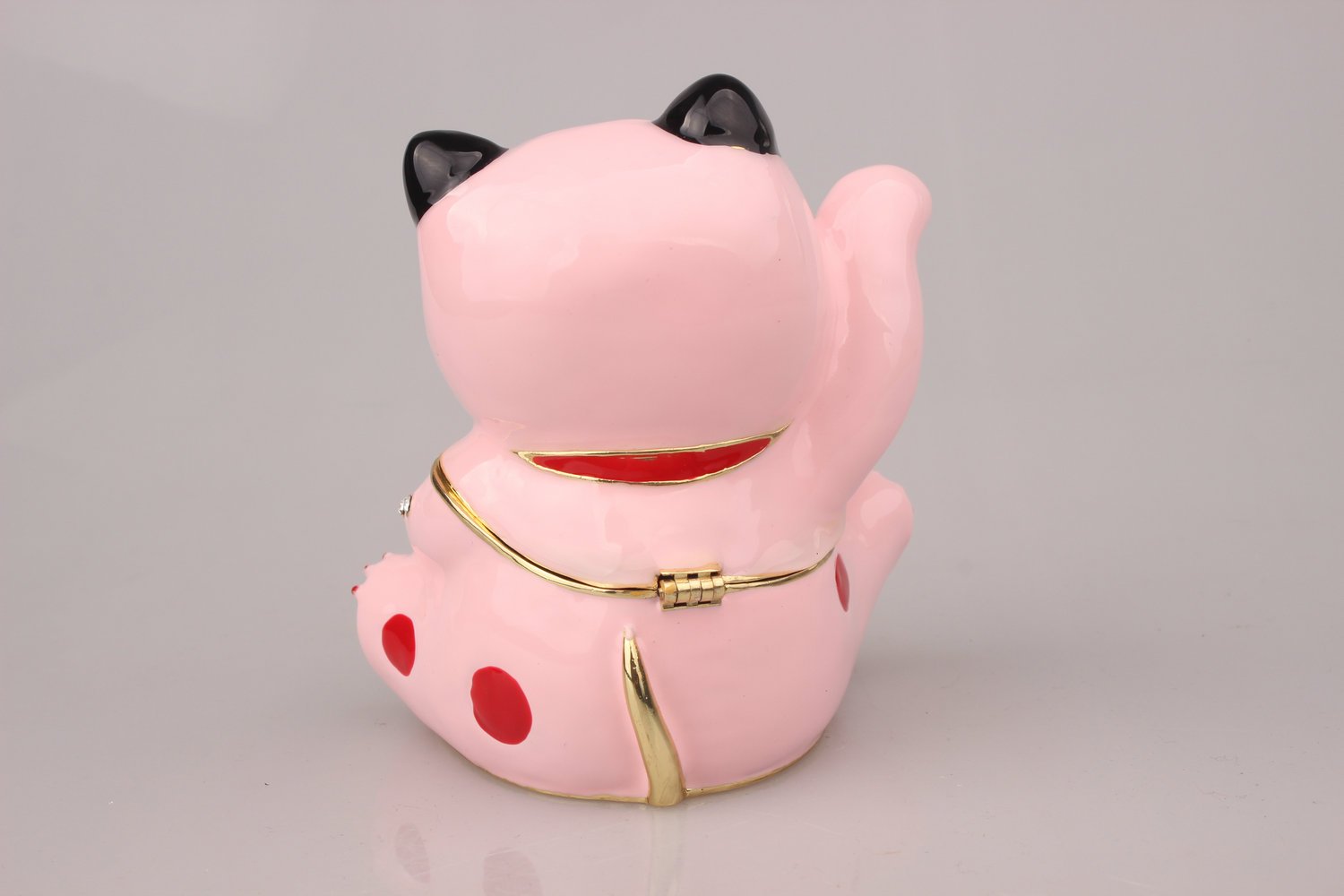 Amazon.com: znewlook Lucky Cat Trinket Japanese Cat Figurine Metal