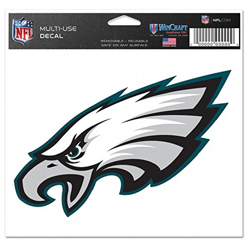 NFL Philadelphia Eagles Ultra Color Logo Decal - 5x6 Team Color