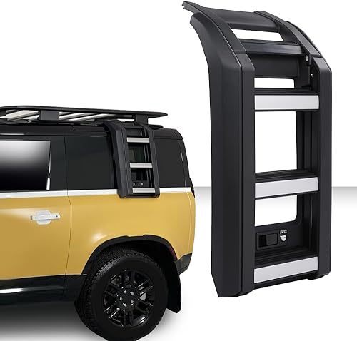Miniatura 6 de CHEDA Escalera de acceso lateral para portaequipajes lateral compatible con Land Rover Defender 110 2020-2023Land Rover Defender 90 2021-2023
