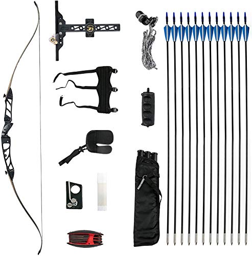 Bkisy Recurve Bow Set 20 28 32 36 38lbs Archery Bow Aluminum Alloy...