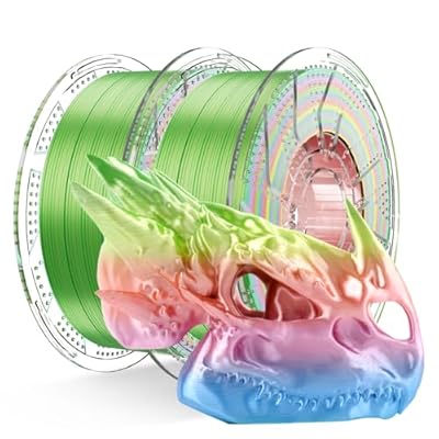 Chitu Systems Conjure Silk PLA Filament, 2KG Spool (4.4lbs), 1.75mm Dual Color...