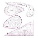 Maaeinheit: Metrische Messungen..(1 Zoll = 2,54 cm)..Dies ist einer der am hhufigsten verwendeten Kurvenfüüe für Berufskleidung..Eingebaute Linien und dauerhafte ZZhigkeit Super gutes, transparentes Lineal, Skala klar