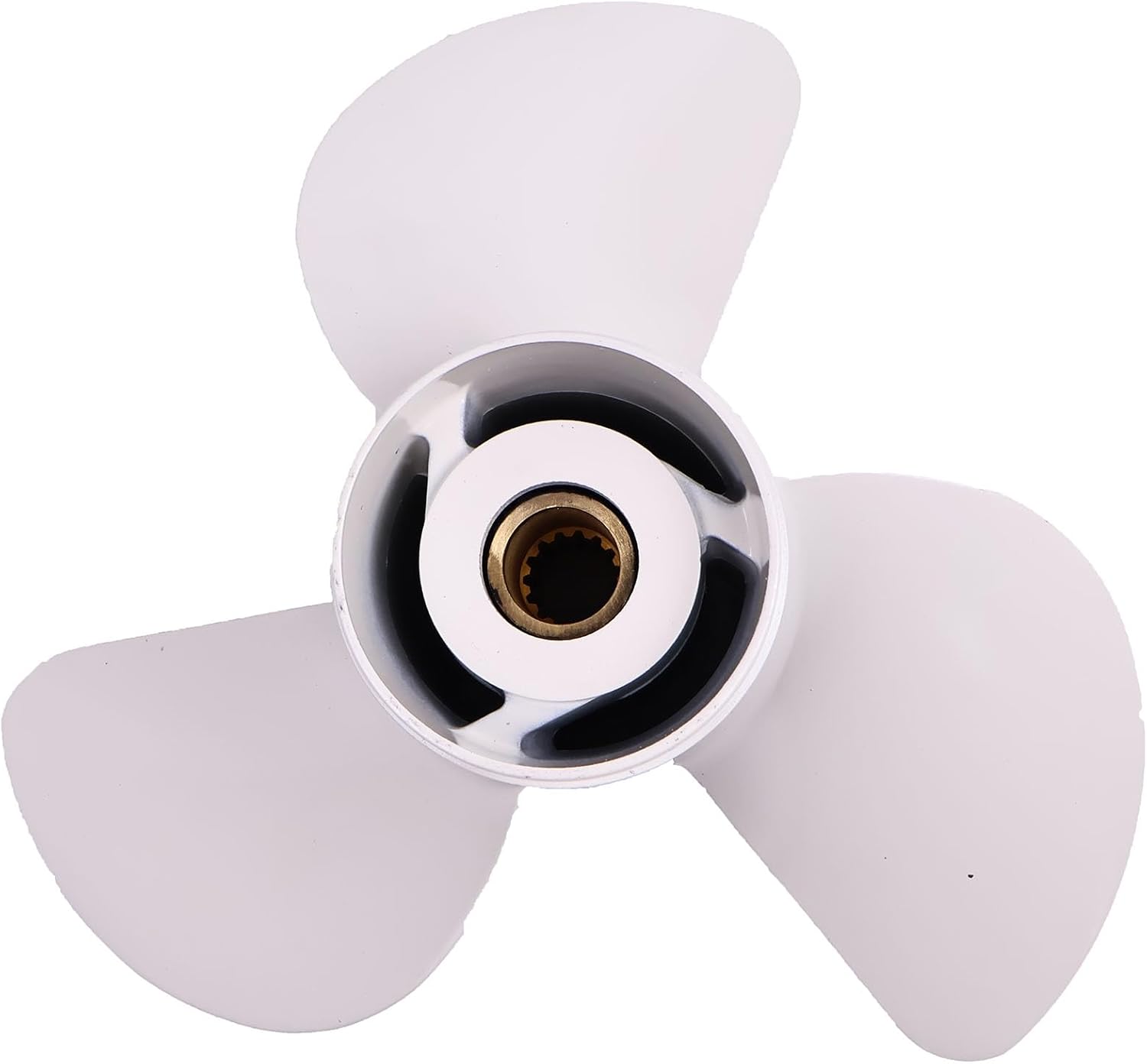 Outboard Propeller 6E5-45945-01-00 6E5-45945-01-EL Compatible with Yamaha Prop T50HP T60HP 70HP 75HP 80HP 115HP 130HP,15 Spline 3 Blades RH