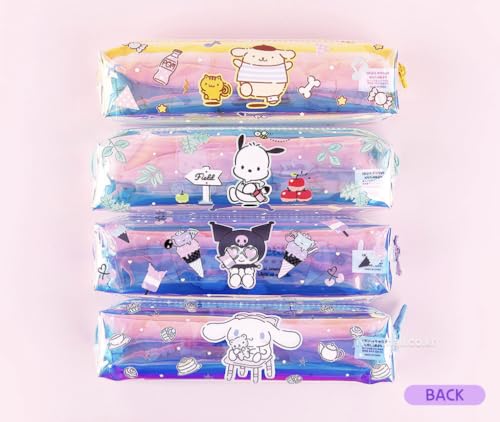 Image of Bandal & Neoul Kitty & Friends' Hologram Pencil Pouch Caddy - Officially Licensed (KuromiTheme)