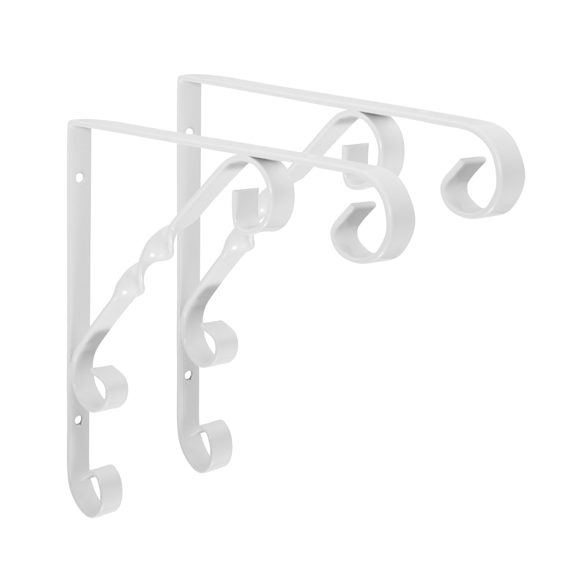  - Uranus White Style Antique Decorative Wall Brackets 200mm X 200mm2 Pack