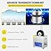 Commercial Ultrasonic Cleaner 6L vinyl record cleaner 40kHz with Digital Timer&Heater Instruments Industrial Parts Excellent Cleaner Solution，for Watch Instruments Industrial Parts