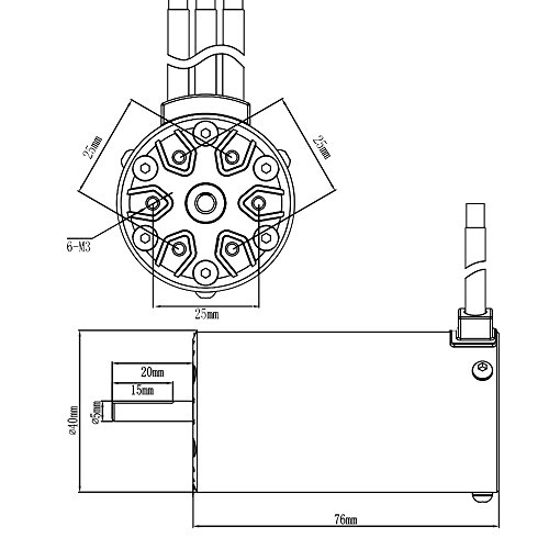 Goolrc 4076 2000Kv 4P Sensorless Brushless Motor For 1/8 Rc Monster Truck Car #TOP7