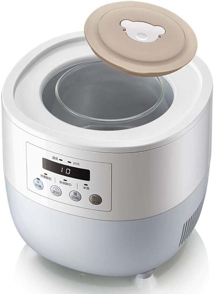 Yogurt machine,Automatic Digital Yogurt Maker Machine with Set Temperature Reusable Glass Jars Lids for Instant Storage