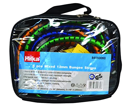 Correas elásticas Hilka 84560060 de alta resistencia para pulpos de sujeción de maletero y baca