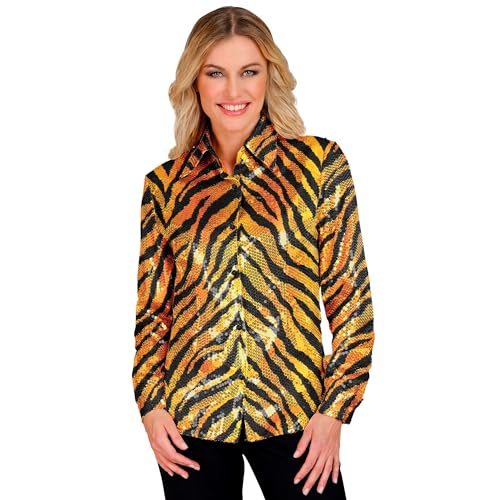 W WIDMANN MILANO Party Fashion - Chemisier Ă Paillettes pour Femme