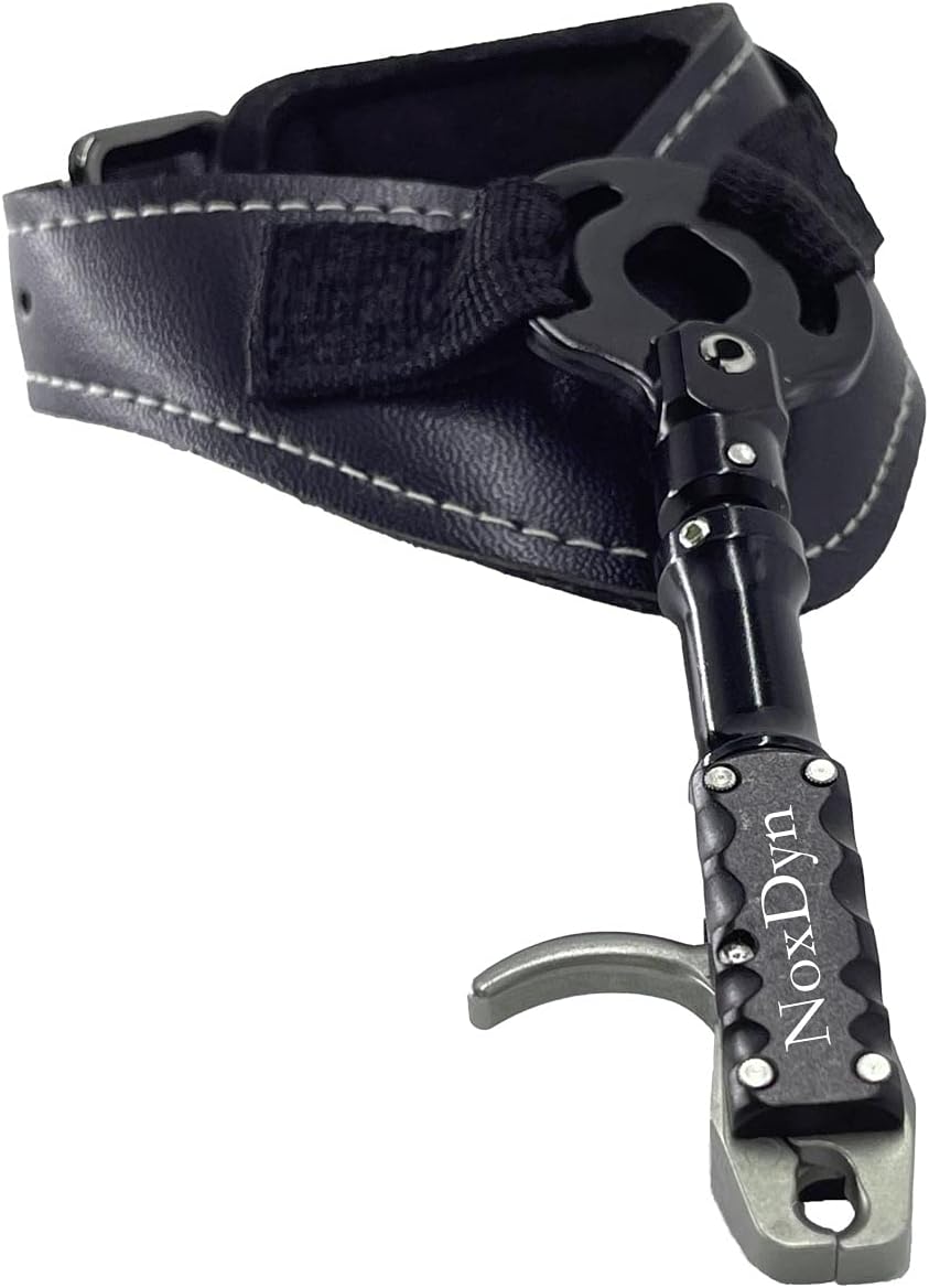 NoxDynArchery Bow Release Aid Black for Compound Bow Buckle Strap (One Size)