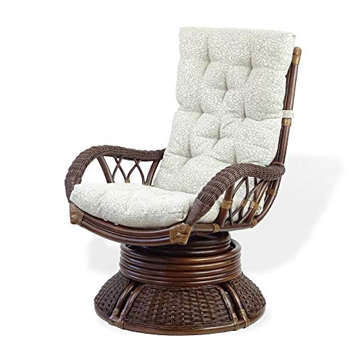 Sillón Plegable Rattan Marrón oscuro miniatura 5