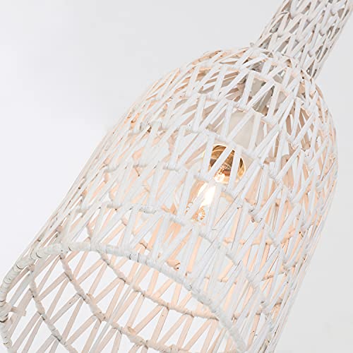 LUSSIOL Shiva Sospensione 60 W, Bianco, ø 15 x H