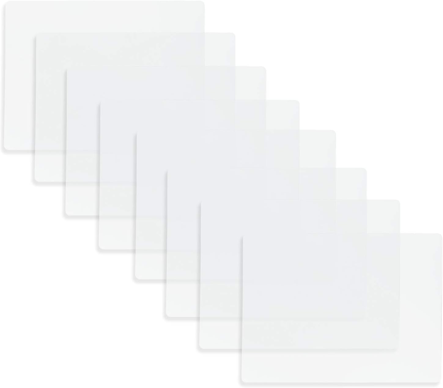 SUBANG 8 Pieces Plastic Placemats Table Mats Heat Resistant