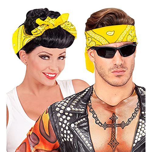 W WIDMANN MILANO Party Fashion - Bandana, 55 x 55 cm, Halstuch, Kopftuch, Accessoire für Kostüme