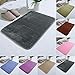 Produktbild Yvelands Indoor Fußmatte Mikrofaser Schmutzfangmatte waschbar, Super Absorbent Water Türmatte, Rutschfester Badvorleger - 40 x 60 cm