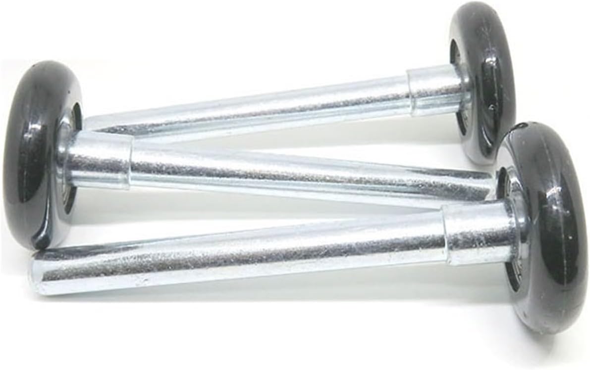 1pcs OD 46mm Nylon Garage Door Pulley Wheel BSR46120-12 Electric Door Rotate Bearing 46x120 Plastic Guide Wheel with Stem(Black)