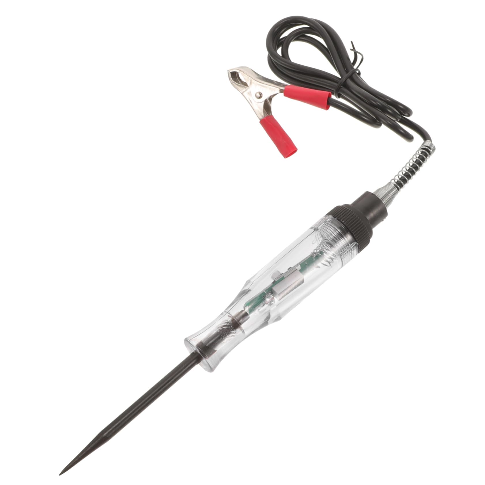 JECOMPRIS Voltage Test Pen Electric Auto Circuit Tester Electrical Tester Spring Wire Low Voltage Light Tester Circuit Tester