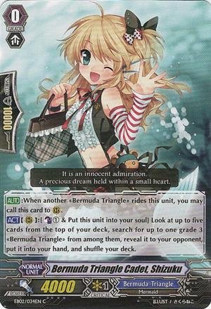 Cardfight!! Vanguard TCG - Bermuda Triangle Cadet, Shizuku (EB02