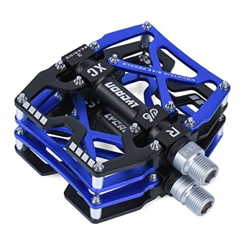 LYCAON Pedales Antideslizantes de Aluminio para Bicicletas de 9/16" Cover
