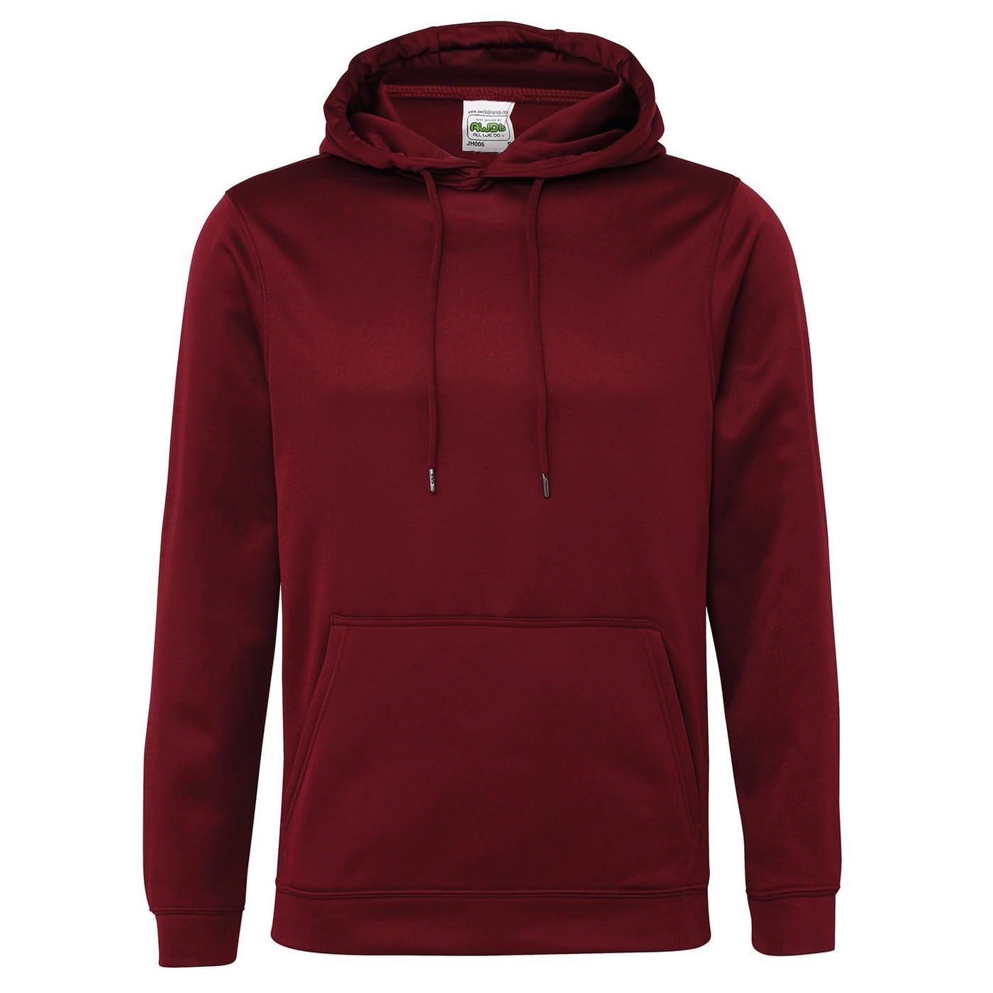 Just Hoods Unisex Rouge Hooded Sweatshirt