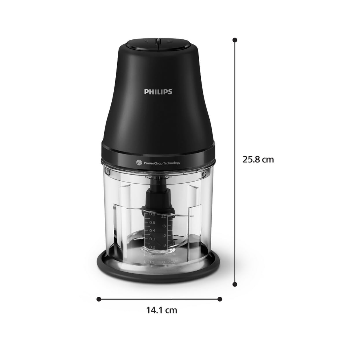 Philips HR1501/00 tritaverdure elettrico 1 L 450 W Nero