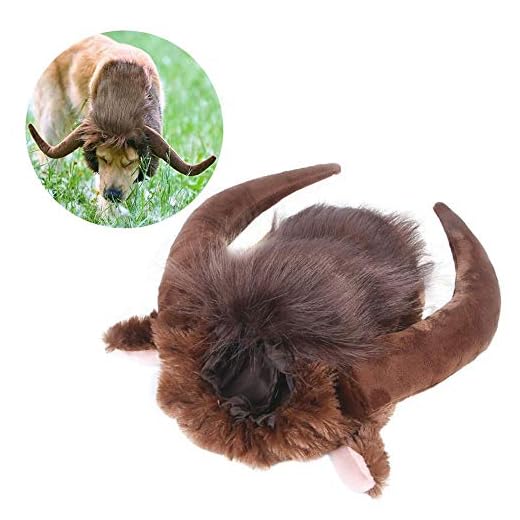 CheeseandU Pet Costume Dog Novelty Cow Hat Headwear with Elastic Band Dog Cat Funny Ox Year Costume Hat Pet Soft Plush Cow Hat with Ox Horn for Pet Halloween Festival Theme Party Photo Prop