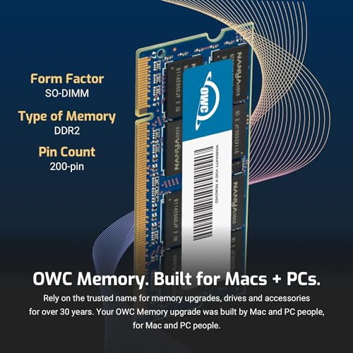 Image of OWC 4.0GB PC-6400 DDR2 800MHz SO-DIMM 200 Pin Memory Module
