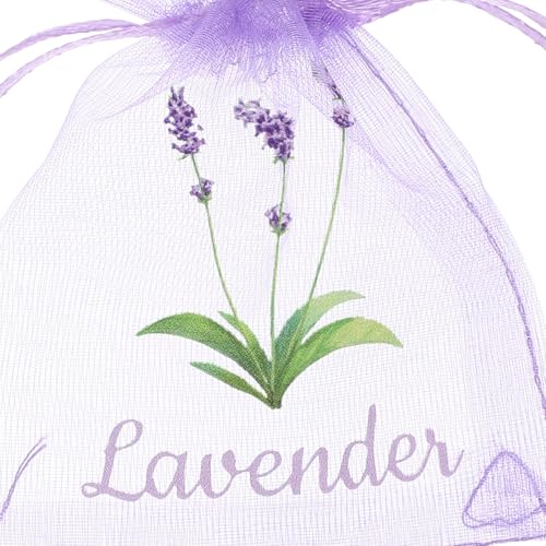 Zerodeko 20 Bolsitas de Lavanda con Cordón miniatura 3