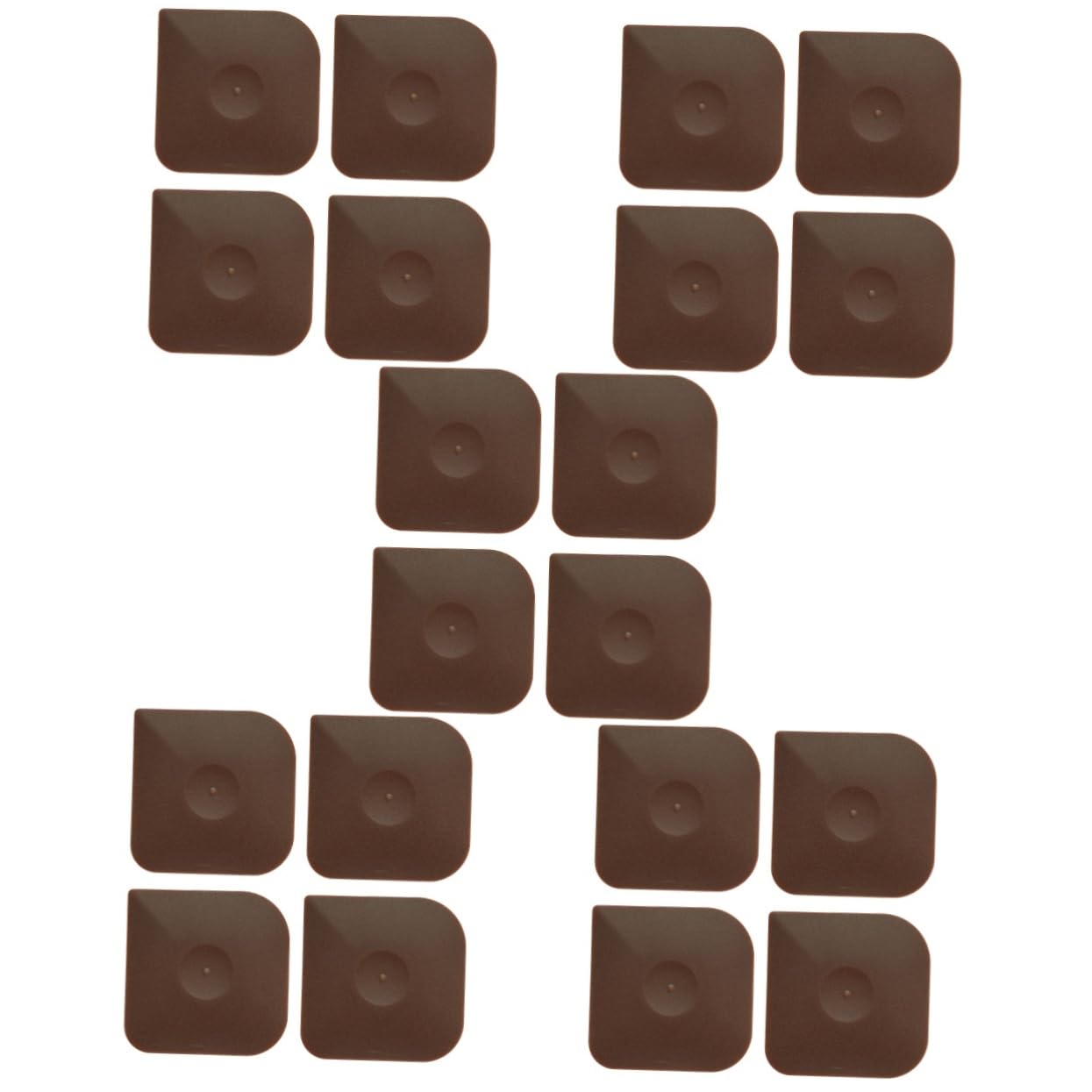 Amosfun 20 Pz Fetta di Pane Torta Raschietto per la Pulizia Spazzola per la Pulizia delle pentole da Cucina Kitchen Gadgets Raschietto per pentole raschietti per Pulire Le PC Brown