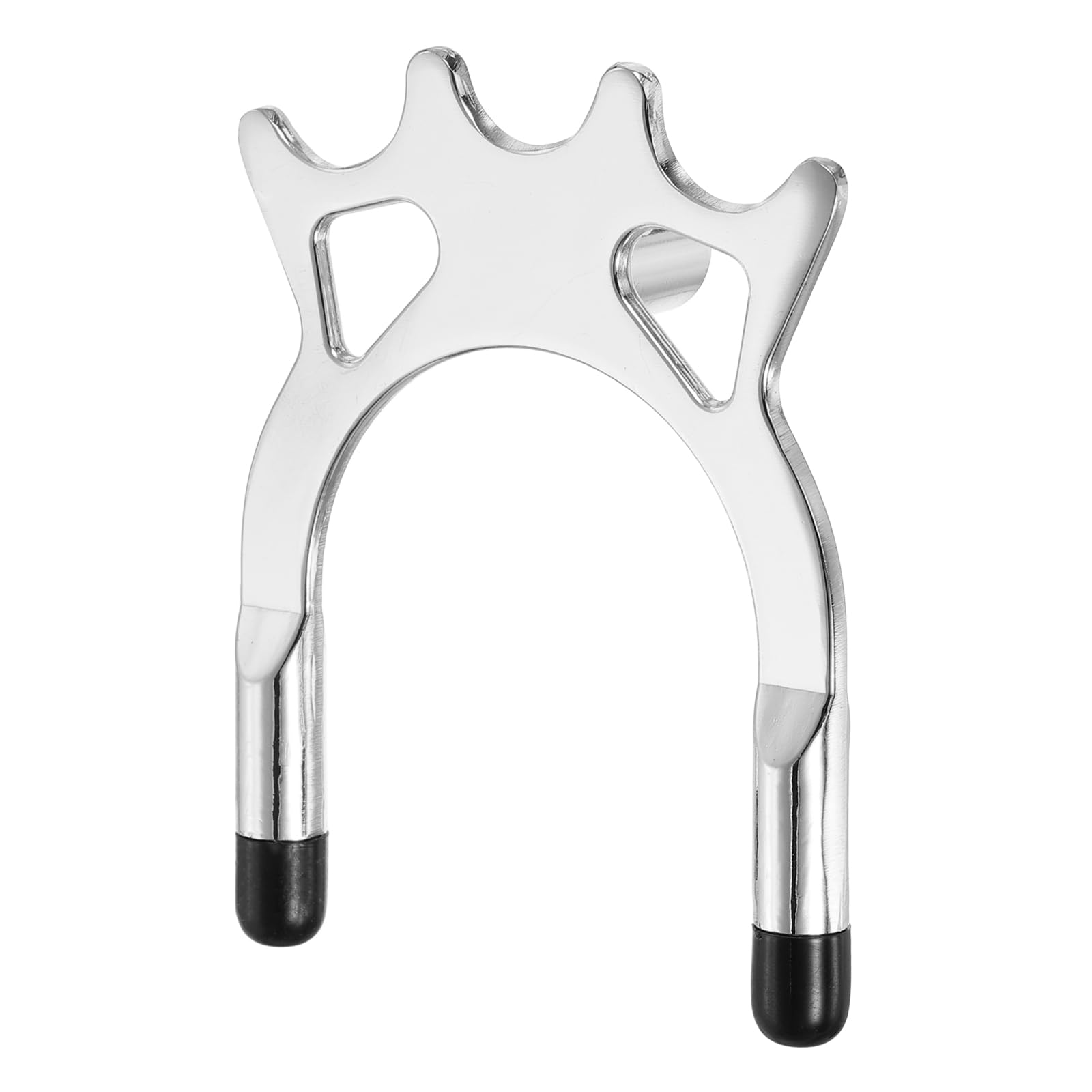 YELARXI Billiard Bridge Head, High Fork Pool Cue Stick Bridge Screw-on Metal Cue Rests Billiard Accessories with Rubber Sleeve Silver & 3.5" H -Fitting For(Pool Table/Home/Club)