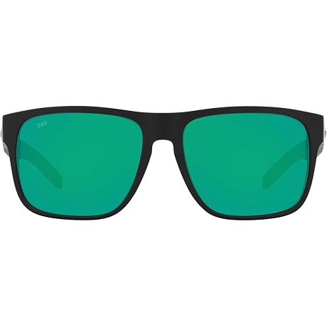 Costa Spearo XL Matte Black Frame, Green Mirror Lenses, 59MM