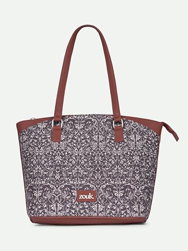 Image of ZOUK Printed Vegan Classic Travel Tote For Women's Ladies