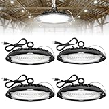 HYPERLITE High Bay LED Shop Lights: 100W 4 Packs -...