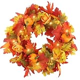 Photo Gallery porta corona autunno 45 cm porta anteriore della corona autunnale artificiale con foglie ahorn, zucche, fiori, bacche, decorazione della ghirlanda zucca autunno ringraziamento halloween natalizio Photo Gallery porta corona autunno 45 cm porta anteriore della corona autunnale artificiale con foglie ahorn, zucche, fiori, bacche, decorazione della ghirlanda zucca autunno ringraziamento halloween natalizio