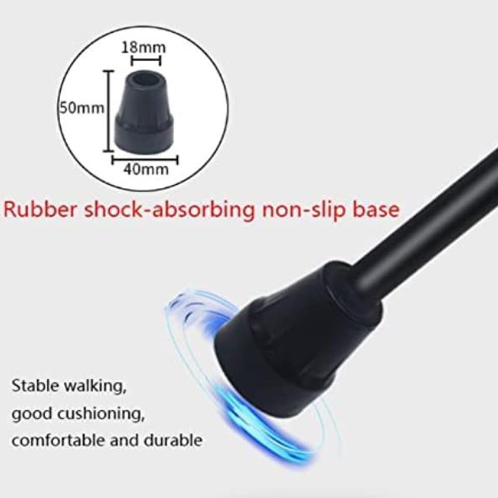 Ajustable Bastones De Caminar, Plegable Muletas De Antebrazo, Regulable Muletas Ortopédicas, Bastón De Aluminio para Mujer(Rosa) (Color : Blue)