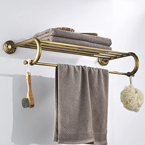 Toallero de baño de 2 capas con acabado cepillado antiguo 6