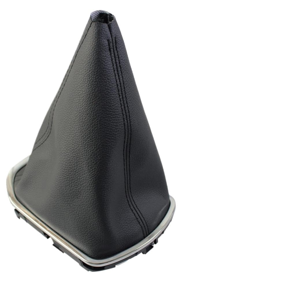 Zatbshwhy Onecolor Car Pu Leather Gear Shift Collar Boot Cover Compatible With 2018 2023 Vehicles