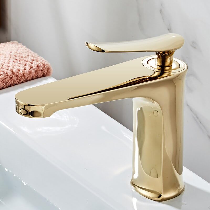Grifo de lavabo de baño monomando para renovar el estilo del hogar actual