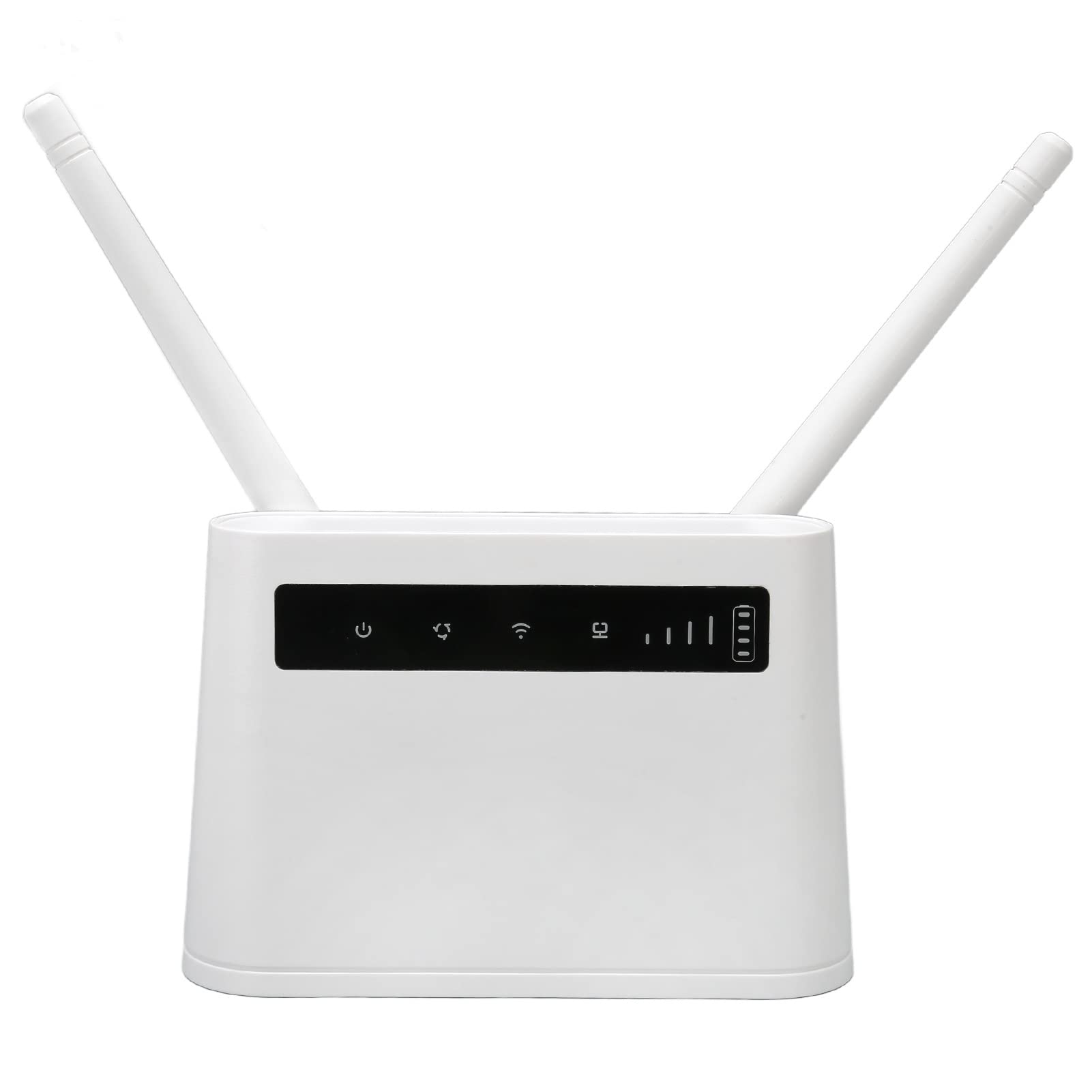 Bewinner Router Modem 4G LTE Sbloccato con Slot per Scheda SIM, WiFi 300 Mbps, Router Hotspot WiFi Mobile Wireless con 2 Antenne, Router LTE Wireless per la Famiglia Dell'ufficio