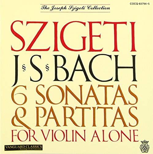 バッハ:無伴奏ヴァイオリンのためのソナタとパルティータのサムネイル