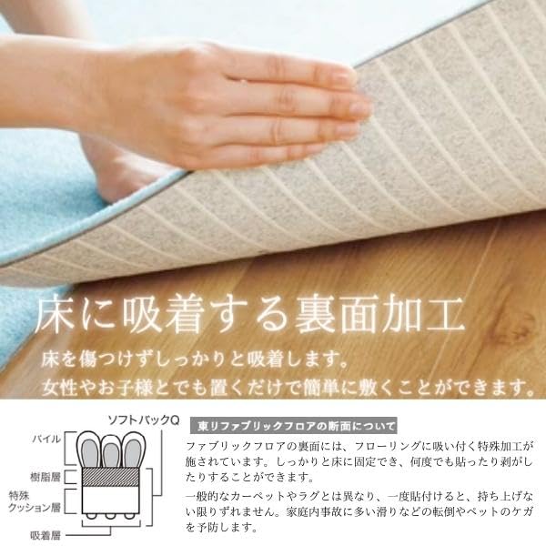 洗えるタイルカーペット 東リ ファブリックフロア アタック350リップルパレット 東リ タイルカーペット 洗える 置くだけ ファブリックフロア