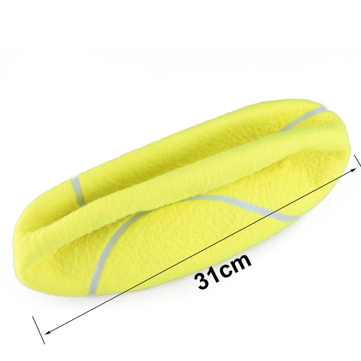 POPETPOP 2pezzi Palla Da Tennis Gigante Palla Gonfiabile Per Esterno Giocattolo in Gomma Per Animali Domestici Con Ago Gas Incluso