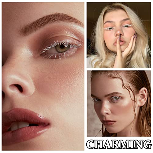 White Mascara Colored Mascara Waterproof Long Lasting Volumizing Thick Lengthening Curling Defining Charming Thrive Mascara Makeup Gift For Women Girls #TOP5